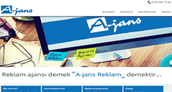 Desktop Screenshot of a-jansreklam.com