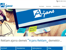 Tablet Screenshot of a-jansreklam.com